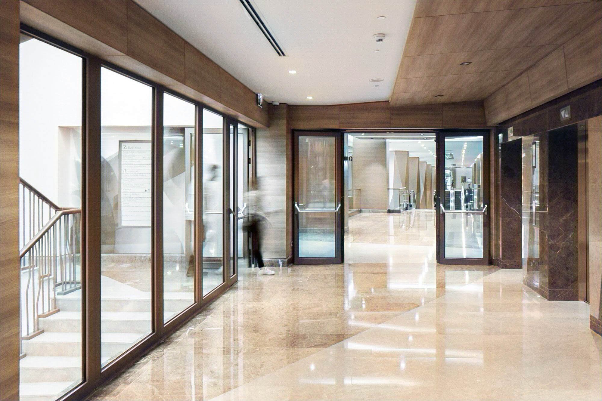 Fire rated glass Doors